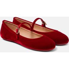 Gianvito Rossi Carla Velvet Ballerinas - 5mm