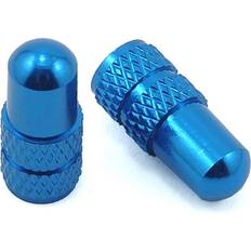 Deity Presta Valve Caps Blue Pair