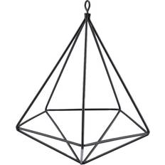 Tomtop Jms Freestanding Hanging Geometric Plant Stand Flower Hanger Moss Black Svart