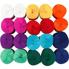 Silk & Crepe Papers Creativ Company Crepe Paper Rolls 20 M 22 g 20 Roll