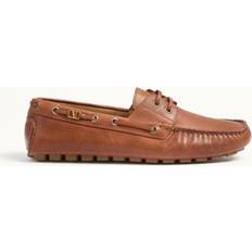 Valentino Garavani Men Loafers Valentino Garavani Driver Fastaway Buffalo Loafer - Man Tobacco