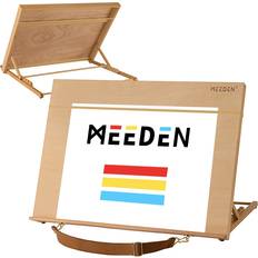 Brown Easels Meeden MEEDEN A2 Wooden Tabletop Easel with Shoulder Belt