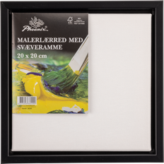 Svävarram Målarduk 20x20 cm Svart