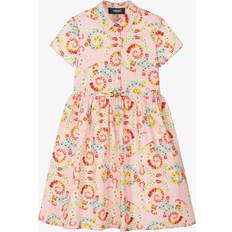 Versace Junior Girls Barocco Dress - Pink Floral