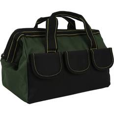 Tomtop Jms 16in Tool Storage Bag Wide Mouth Heavy Duty Water Proof Portable Handheld Tool Tote Bag OD Green