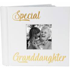 Arts & Crafts Symple Stuff Modern Photo Album with Foil Text 80 x 6 Pictures Grey 40