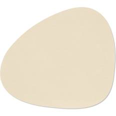 Lind DNA Corduroy Placemat Curve L Vanilla Place Mat White