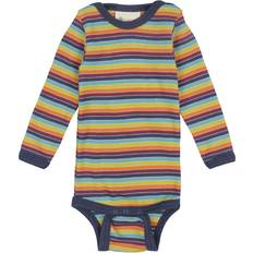Engel Baby Body L/S Mit Druckknöpfen - Geringelt