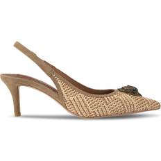Kurt Geiger Brown Heels & Pumps Kurt Geiger Belgravia Slingback Court Shoes - Beige