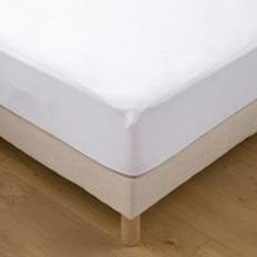 Red Mattress Covers LA REDOUTE INTERIEURS Dust Mite Fleece Protector 90 x 190 cm Mattress Cover White, Red (190x)