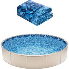 VEVOR Round Pool Liner 33ft Unibead Style 52in Wall Height