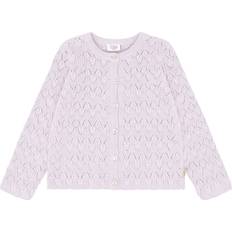 Lila Koftor Barnkläder Hust & Claire Cilja Cardigan Lavender