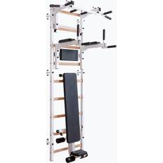 700 White Steel Pull Up Bar BB Holder