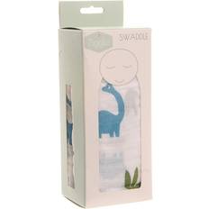 Ziggle Baby Cotton Muslin Swaddle Wrap Dinosaur