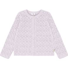 Lila Koftor Barnkläder Hust & Claire Cilja Cardigan Lavender