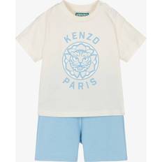 Kenzo Fleece Top & Shorts Set - Blue