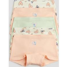 Orange Boxershorts Barnkläder H&M 5-Pack Boxertrosa I Bomull - Persika/Lilo & Stitch