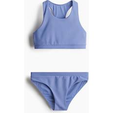 Bikinis H&M Mädchen Sportbikini mit Lycra - Blau