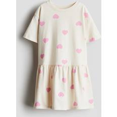 H&M Cotton Jersey Dress - Beige