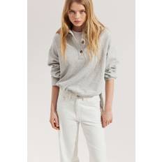 H&M Dam Wide Ultra High Jeans - Vit