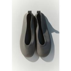 H&M Leather Ballet Pumps - Grey
