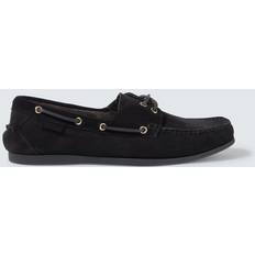 Herre - Sort Sejlersko Tom Ford Robin Suede Boat Shoes - Black