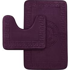 Rectangle Bath Mat 2 Piece Set 50 cm W