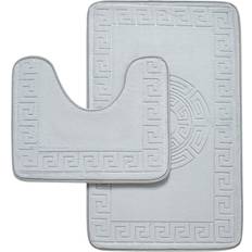 Rectangle Bath Mat 2 Piece Set 50 cm W