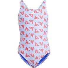 Recycled Materials Bathing Suits adidas Kid's BRD GFX Swimsuit - Purple