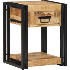 Borough Wharf Cabinet 40 x 35 x 50 cm Solid Rough Wood Mango Bedside Table