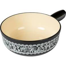 Kasseroller & Stegepander Kuhn Rikon Käsefondue 24 cm Schwarz