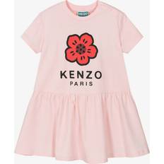 L Dresses Children's Clothing Kenzo Kids Girls Boke Flower Cotton Dress - Pink Boke