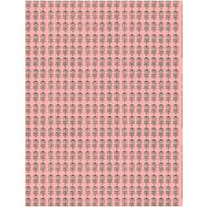 Marimekko Metervaror Marimekko Vihkiruusu Fabric Light Pink-Dark Green Fabrics Pink
