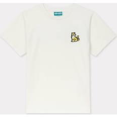 Kenzo Kids Ivory Cotton Kotora Tiger T-Shirt - Ivory