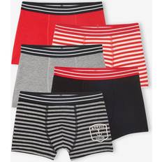 Boxer Shorts Vertbaudet Bio-Kollektion 5er-Pack Jungen Boxershorts Sailor - Rot