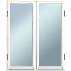 Sidehengslede vinduer Solid Elements Sidehengt 10X12 2-Luft Hvitmalt 2-Glass Tre Sidehengslet vindu