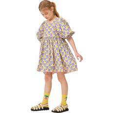 Molo Kids' Caio Vintage Berries Dress - Pink/Yellow