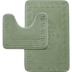 Rectangle Bath Mat 2 Piece Set 50 cm W