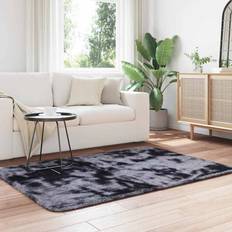 Ivy Bronx Shaggy Rug High Pile NAVARRA Dark Polyester 120 x 170 Grey cm