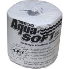 Thetford Aqua-Soft Single Roll 2-Ply Toilet Tissue Case of 48