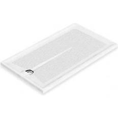 Showers AKW Braddan Rectangular Shower Tray Upward Pumped Waste 1300x700mm