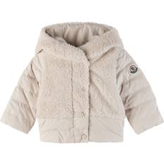 3-6M Outerwear Children's Clothing Moncler Jerima Teddy Hooded Down Jacket - Light Pink