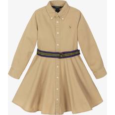 Ralph Lauren Cotton Chino Shirt Dress - Khaki