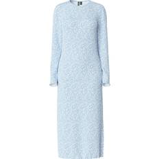 Pieces Pcflora Midikjole - Cashmere Blue/Flowers