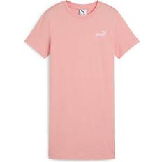 Puma Klänningar Puma Ess Small No. 1 Logo Shortsleeve Dress - Rosa