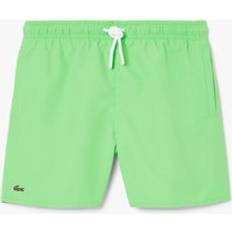 Green Swimwear Lacoste Boys Crocodile Swim Shorts - Green
