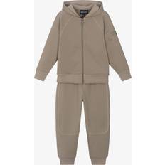 Beige Tracksuits Emporio Armani Boys Beige Cotton Tracksuit - Beige