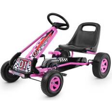 Gokart Cwy Pedal Gokart Pedalmanövrerad Åkande Bil 98 x 59 x 61 cm Rosa