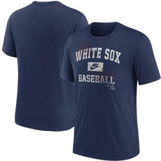 Major League Baseball T-shirts Nike Chicago White Sox Cooperstown Arch Threads Triblend Tee