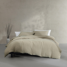 Duvet Covers Calvin Klein Washed Percale Cotton Solid Cotton Set Queen Duvet Cover Green